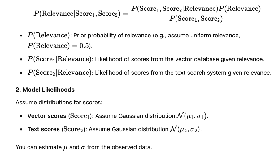 Bayesian Re-ranking theorem